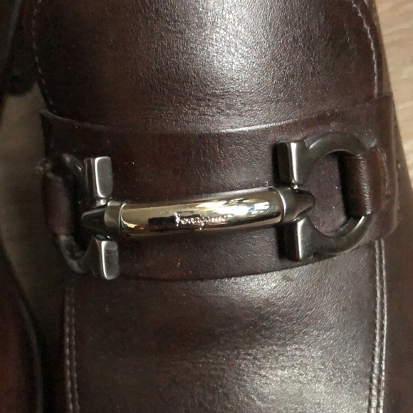 Salvatore Ferragamo Benford Gancini bit leather shoes - Picture 3 of 14